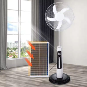 Apex Rechargeable 18 Inches Standing Fan with Solar Panel